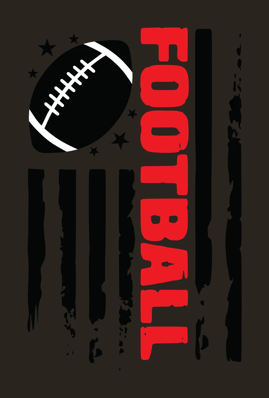 Football Flag American Graphic Design and sport decoration contrast preview thumbnail