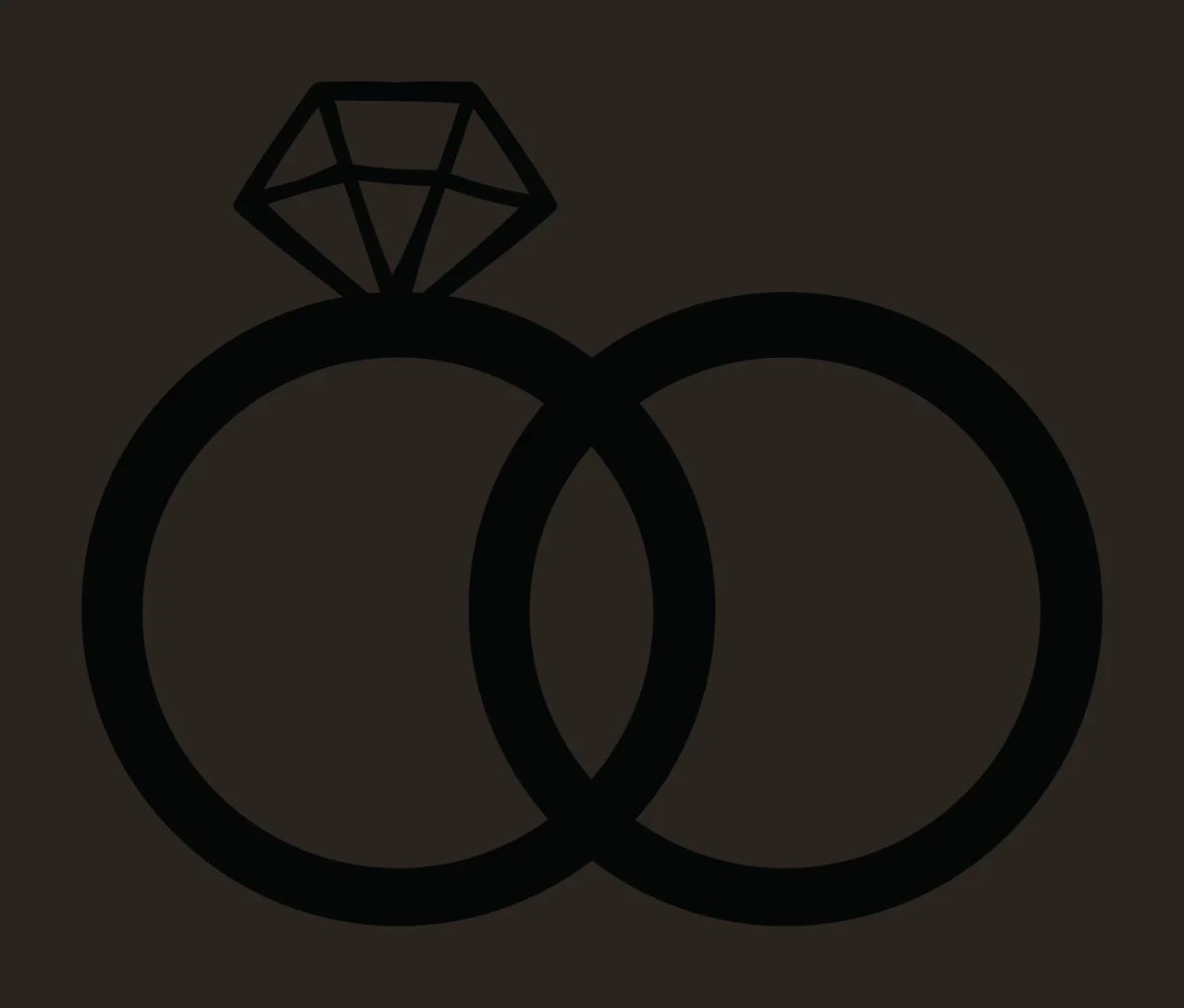 Wedding Rings Interlocked With Diamond And Jewelry contrast preview thumbnail