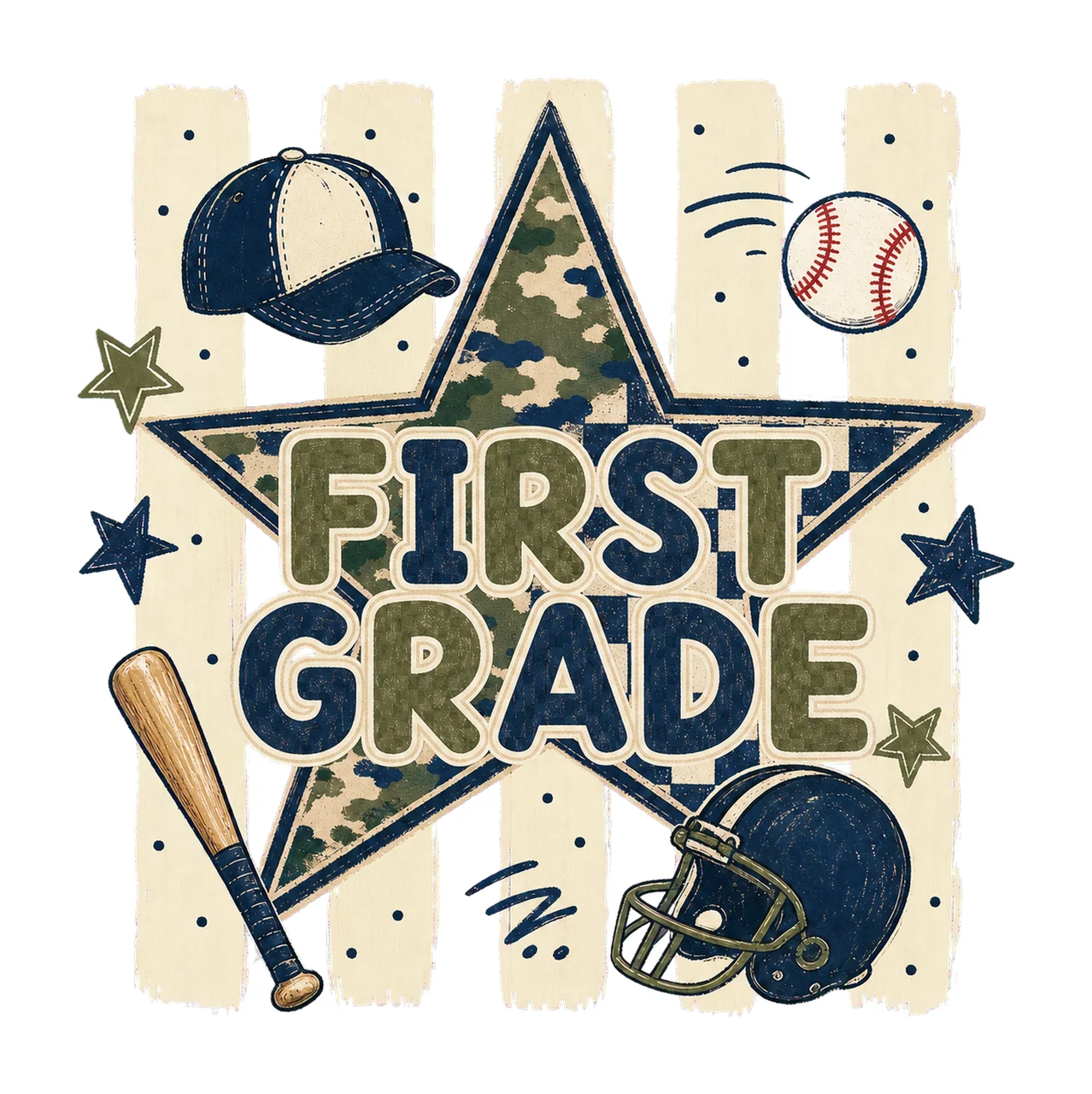 Star Camo Boys School Grade Series sublimation Variation C