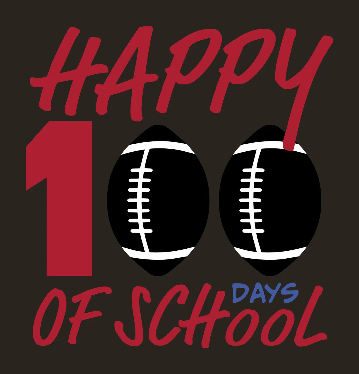Of School Typography balloons black white celebration numbers contrast preview thumbnail