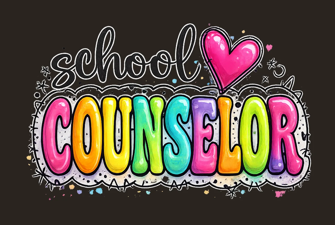Counselor shirt design Dalmatian dots Retro School Counselor contrast preview thumbnail