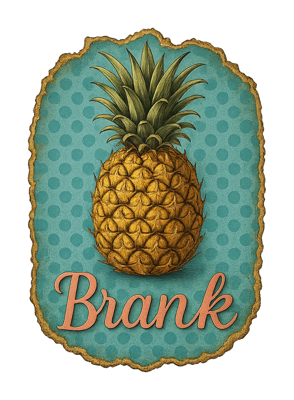 Kind of Sweet Kind of Stabby Pineapple Trendy Retro