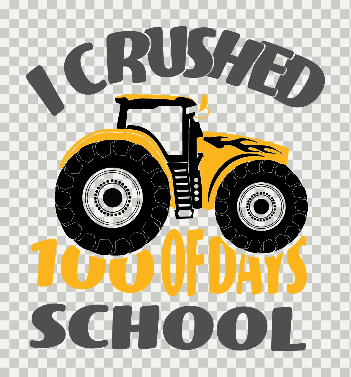 Of School Tractor display black white empty transportation transparency and detail preview thumbnail