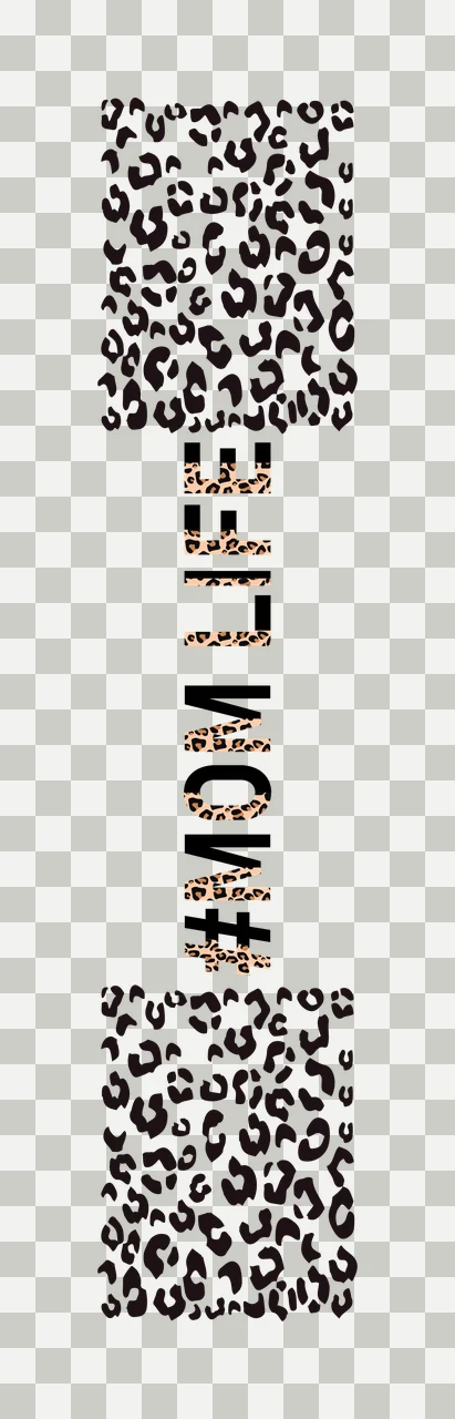 Mom Leopard Mom Life Text With Pattern presenting print hashtag transparency and detail preview thumbnail