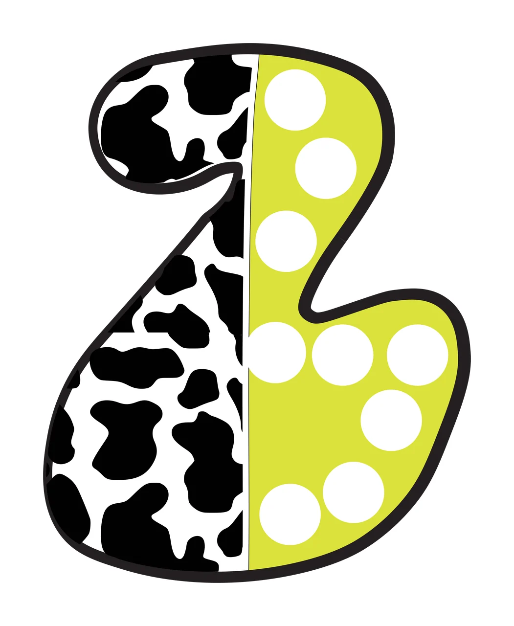 Half Cow Bright Font Dalmatian Race Doodle Leopard Character 19 racing