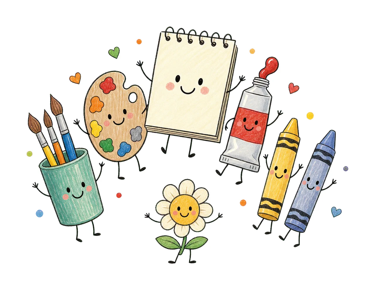 Art Teacher Doodle Art Teacher Crew Painting Variation D