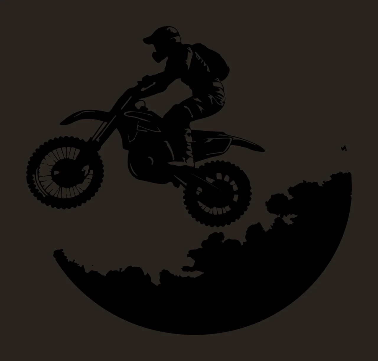 Can Glass Wrap Motocross Motorcycle Rider Jumping contrast preview thumbnail
