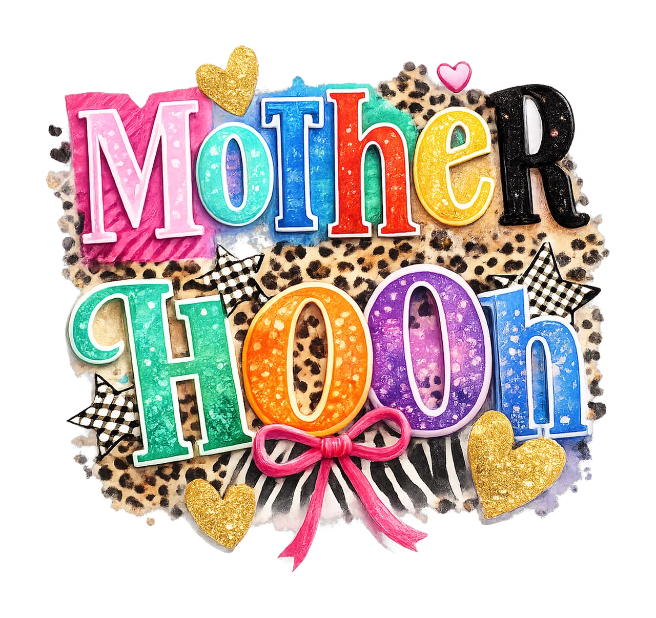 Motherhood Mama Trendy Mom Design Cool Mother Preppy Cheetah