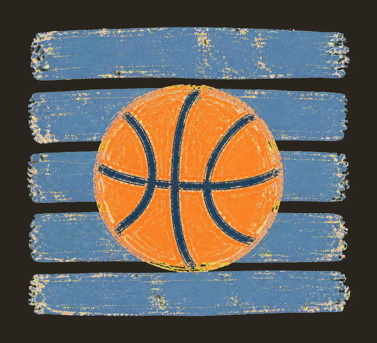 Basketball Stripes Preppy Shirt Design Trendy Variation D contrast preview thumbnail