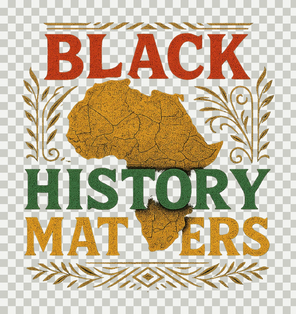 Black History Month Sweatshirt Equality Design African transparency and detail preview thumbnail