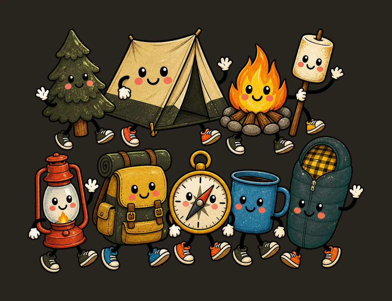 camping outdoor 01 walking lineup sublimation instant shirt contrast preview thumbnail