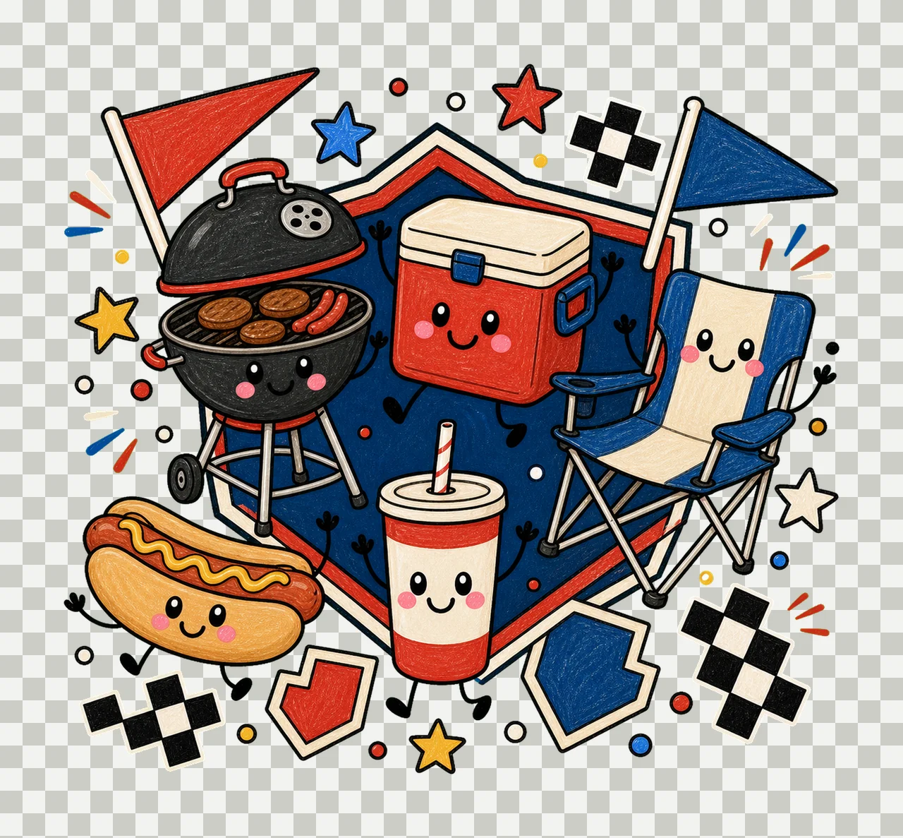 tailgate 03 retro varsity sublimation instant shirt design transparency and detail preview thumbnail