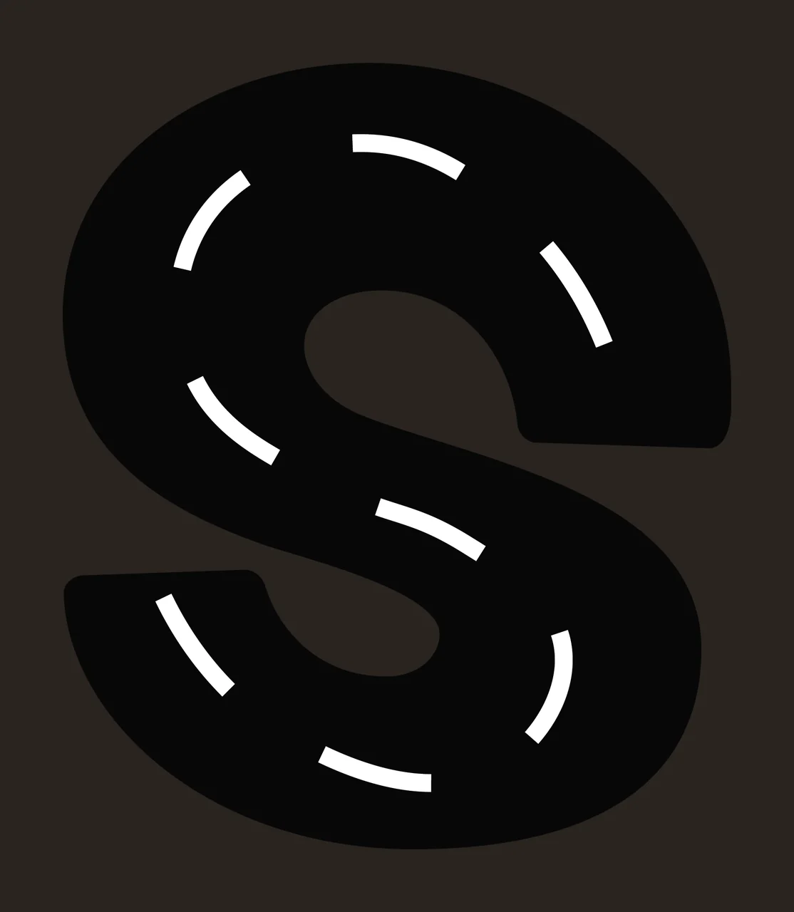 Race Track Font Character 09 racing checkered flag speedway contrast preview thumbnail