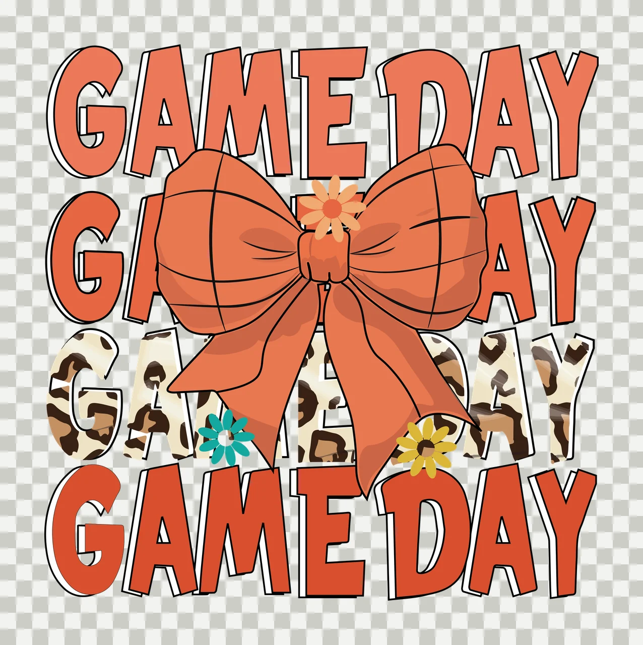 Game Day Typography Silhouette Pattern butterfly black repetition transparency and detail preview thumbnail