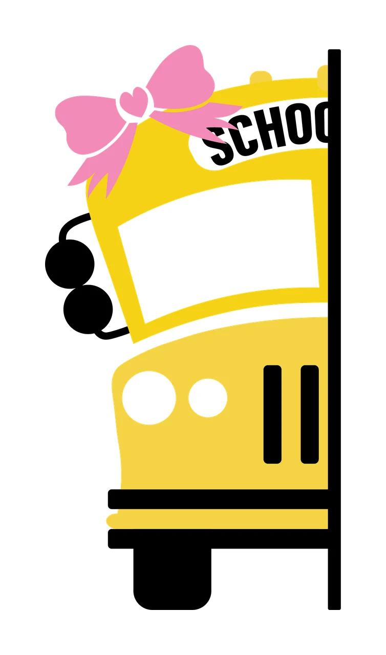 Bus With Bow And Mirrors In Black