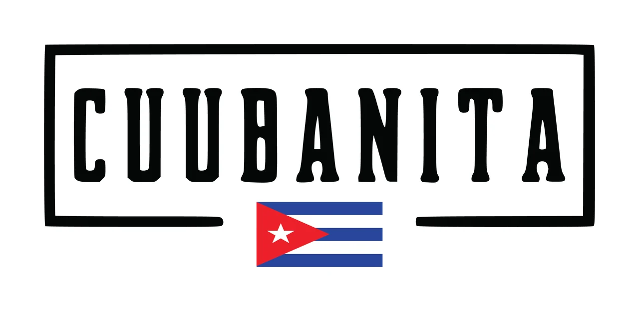 Cuubanita Text With Rectangular Border And Rectangle