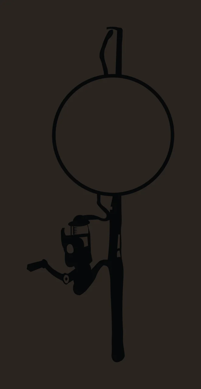 Fishing Hunting Monogram Character 19 fisherman angler bass contrast preview thumbnail