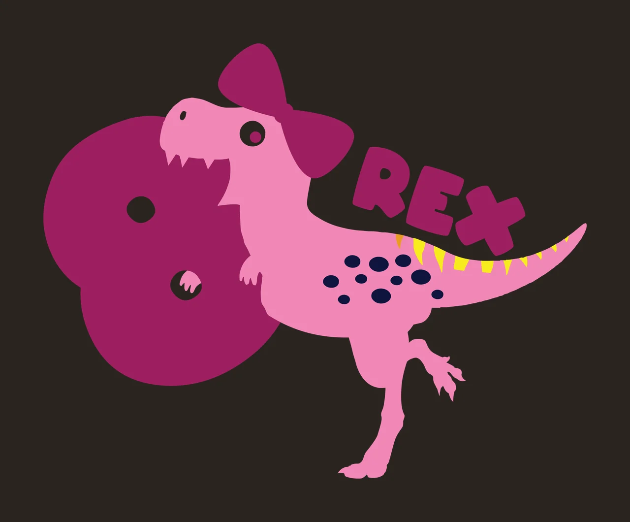 Dinosaur Silhouette With Circle walking black white animal contrast preview thumbnail