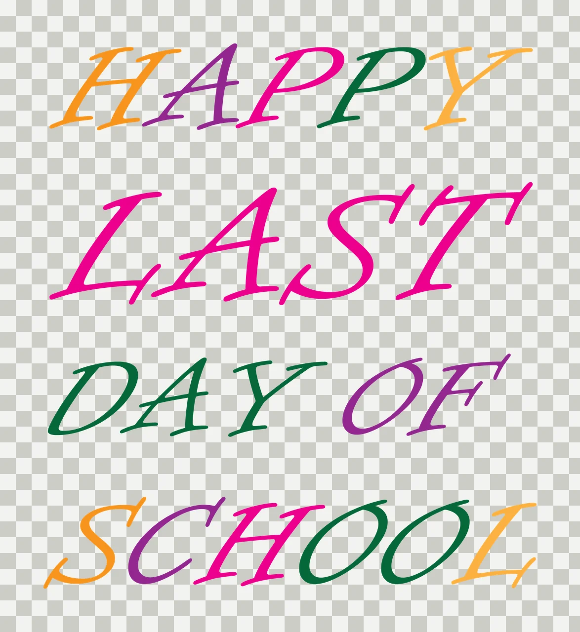 Last School classroom student education back to first day Variation transparency and detail preview thumbnail