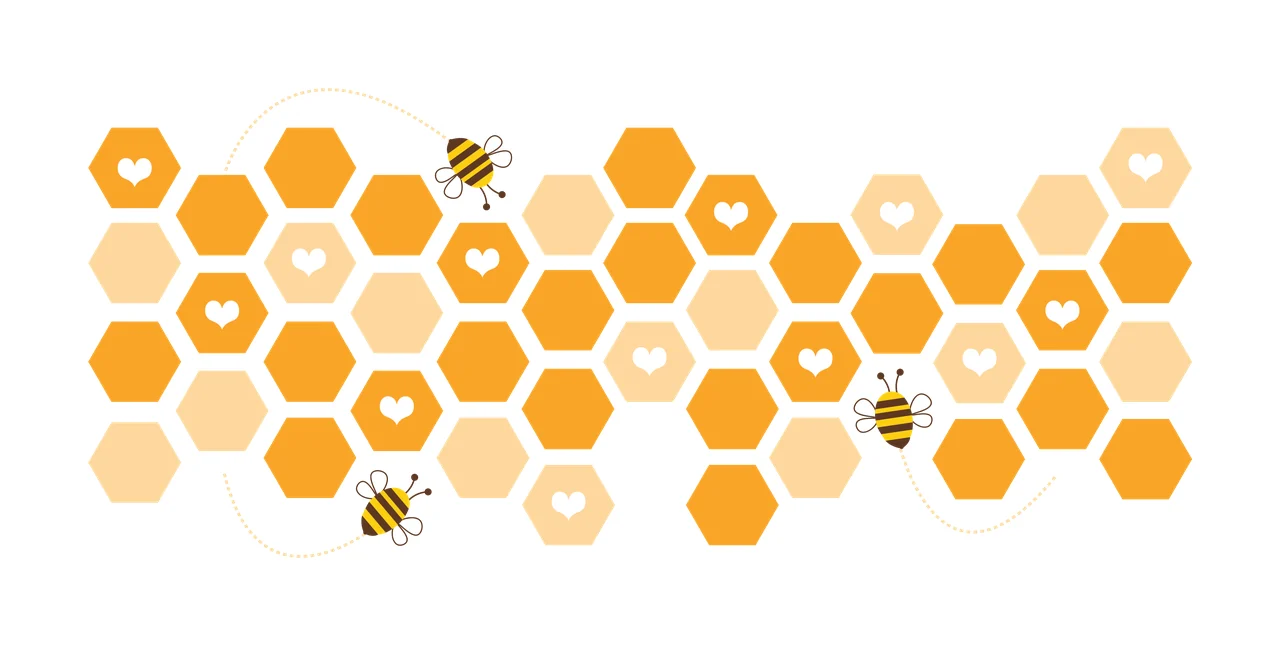 Can Glass Wrap Bees And Honeycomb Hexagonal Pattern flying