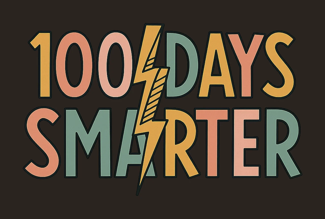 100 Days of School 100 Days Smarter Kids Rainbow Letter contrast preview thumbnail