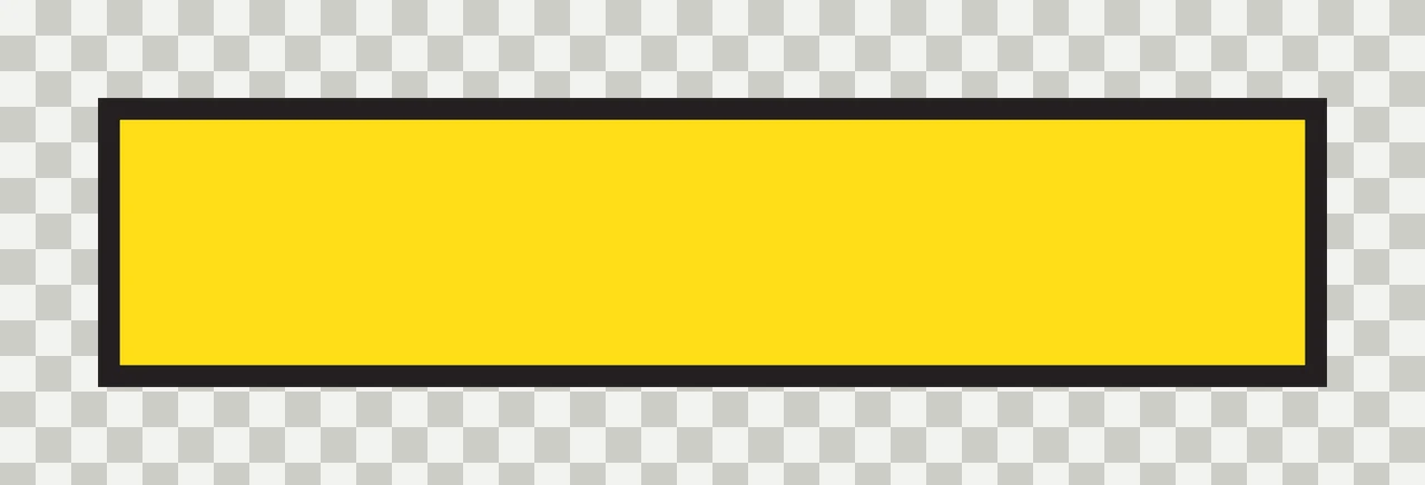 Simple Solid Black Horizontal Rectangular Bar On White rectangle transparency and detail preview thumbnail