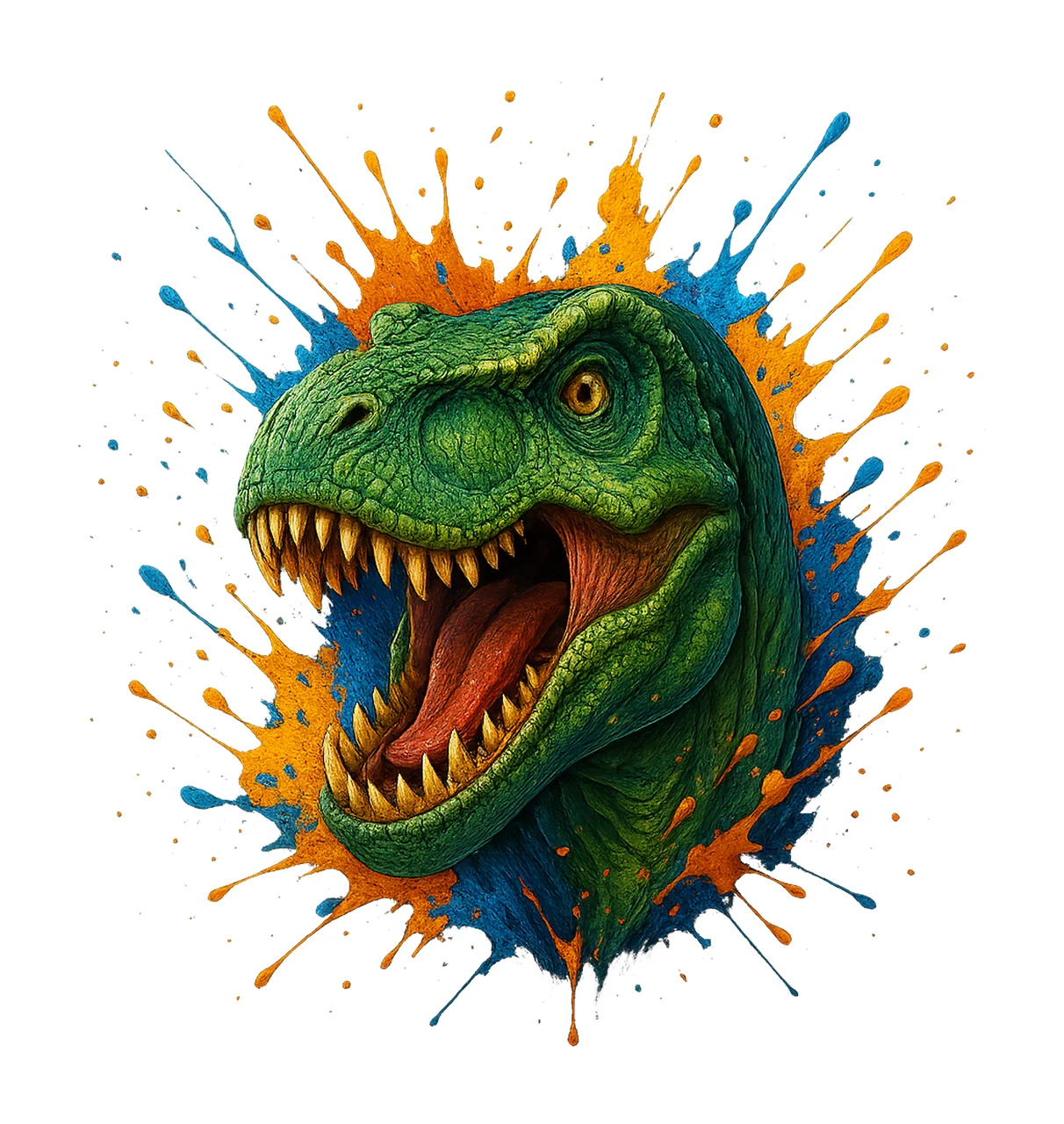 3D Dinosaur Kids Shirt Sublimation Design Fun Dino Artwork