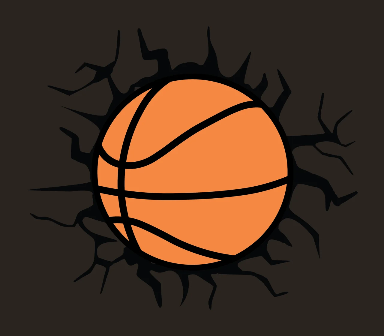 Basket Ball Fire Name Font Character 02 scalable logo design contrast preview thumbnail