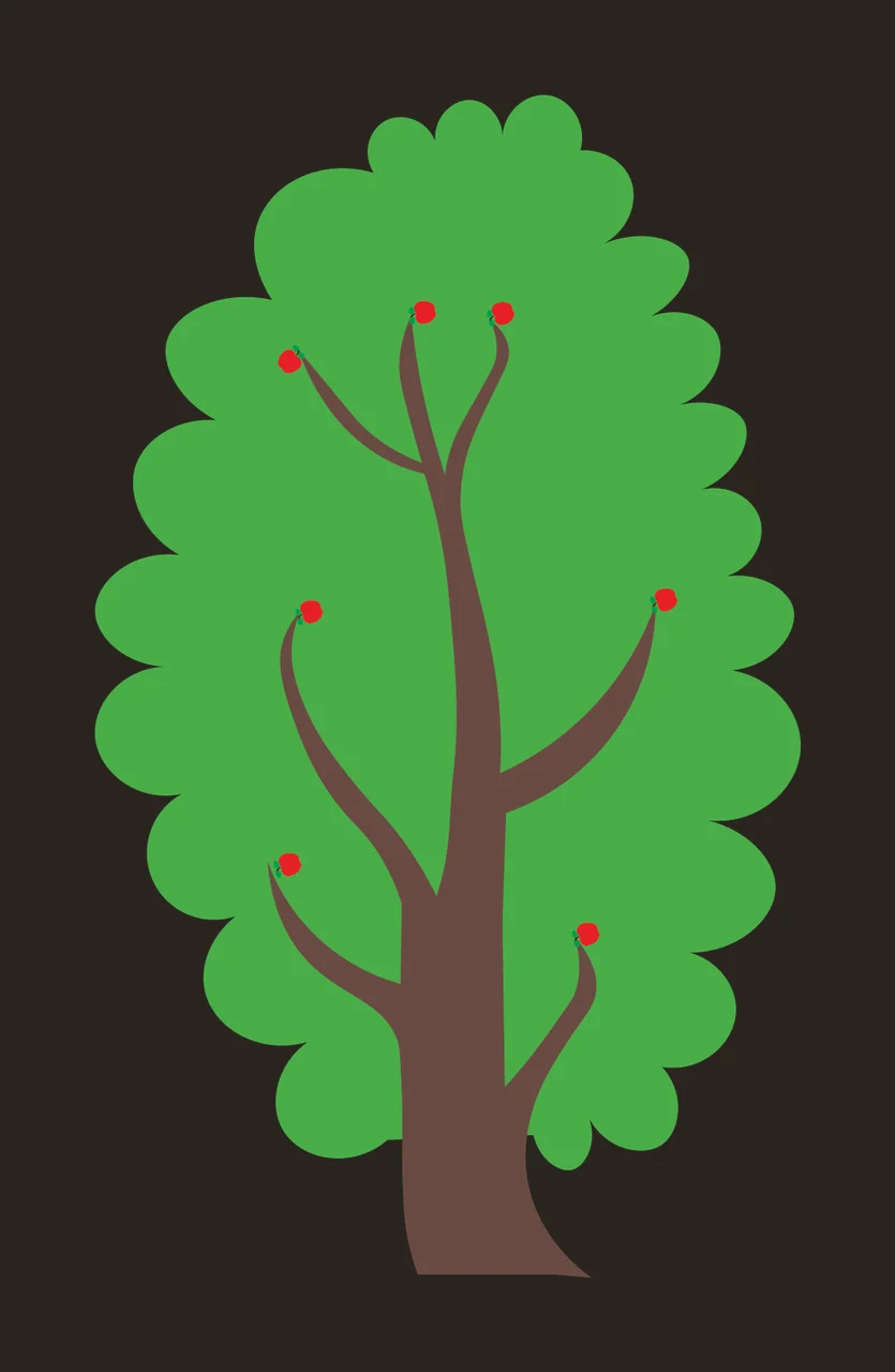 Black Tree Silhouette Graphic nature plant 3 2 F16 ANIMAL HUGE 2022 contrast preview thumbnail