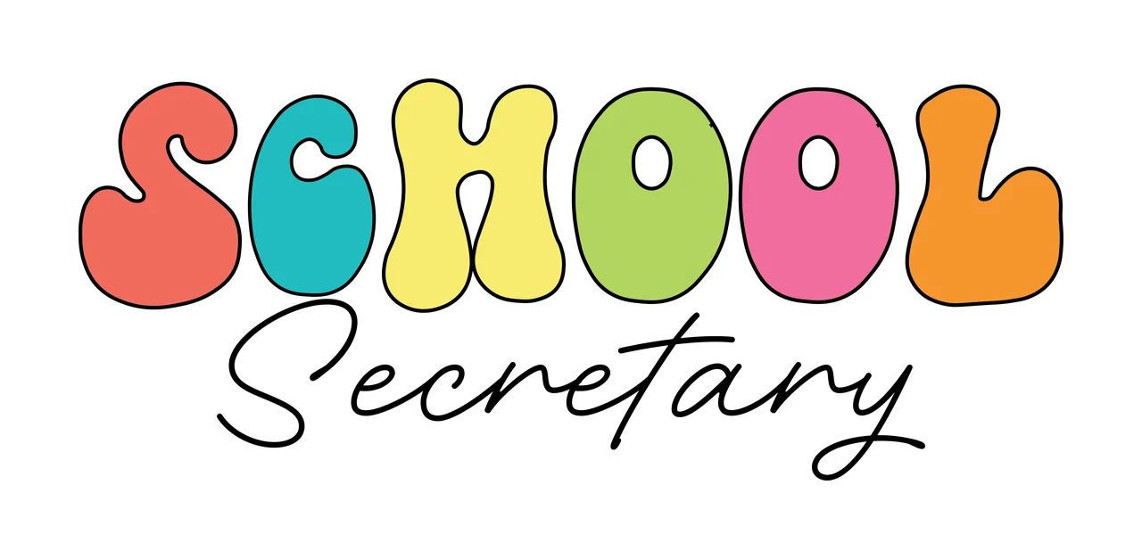 School Secretary Typography Graphic Design displaying text