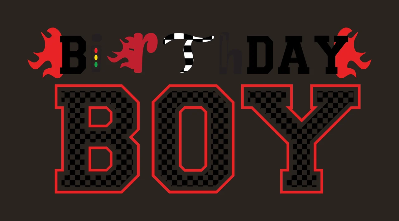 Can Glass Wrap Typography With Checkered Flag Pattern contrast preview thumbnail