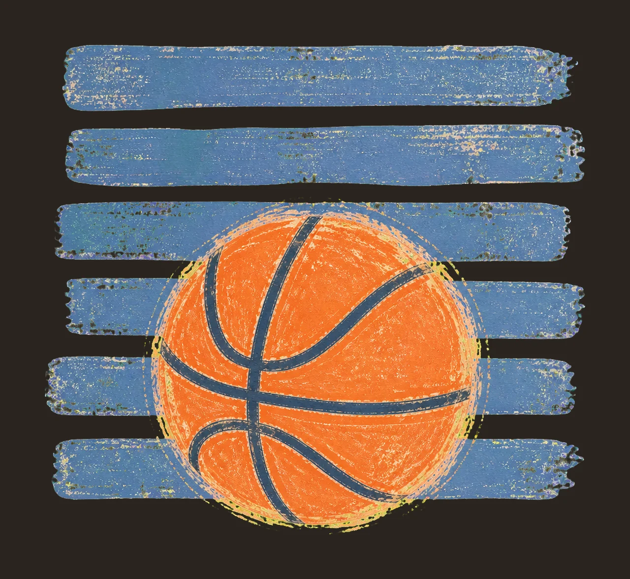 Basketball Stripes Preppy Shirt Design Trendy Variation F contrast preview thumbnail