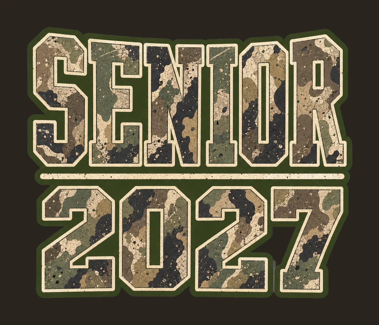 Senior 2027 Camo Graduation bundle 04 contrast preview thumbnail