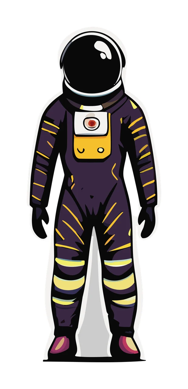 Full Body Silhouette Human Figure standing suit black person
