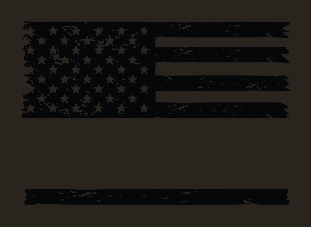 Flag Distressed American Horizontal Design displaying star contrast preview thumbnail