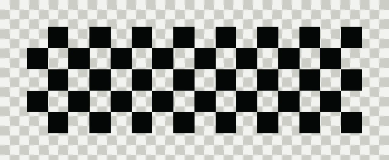 Can Glass Wrap Racing Stripe With Checkerboard transparency and detail preview thumbnail