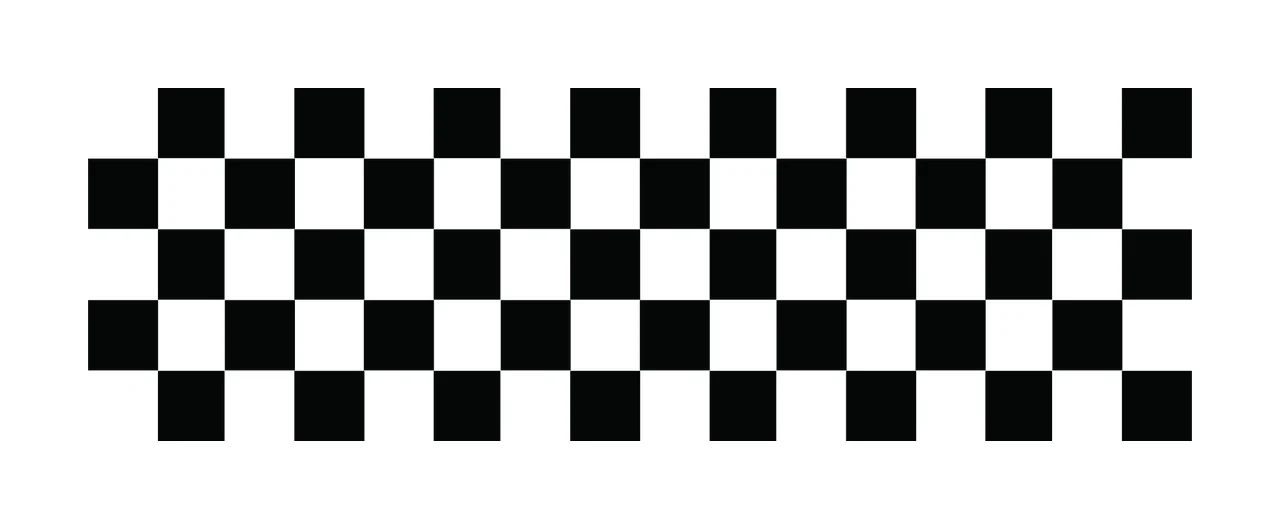 Can Glass Wrap Racing Stripe With Checkerboard