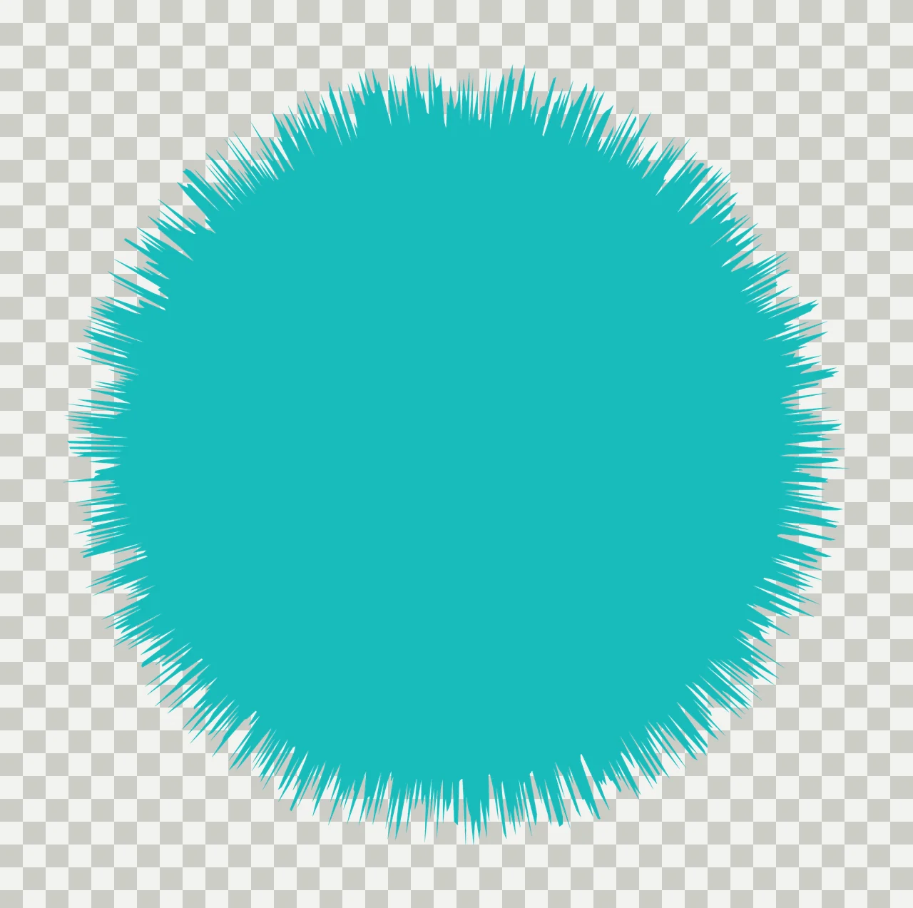 Black Circular Burst Design Element shape circle line point transparency and detail preview thumbnail