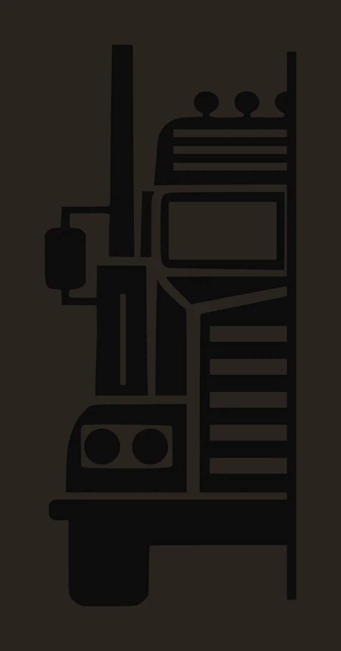 Semi Truck Monogram Character 05 pickup vehicle monster automobile contrast preview thumbnail
