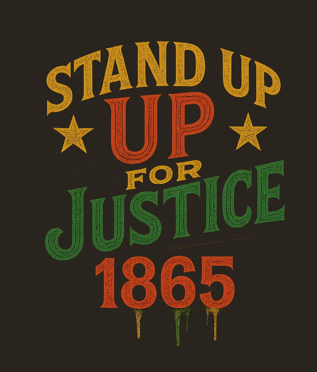Do It For The Culture 1865 Juneteenth Afro Girl Shirt Design contrast preview thumbnail