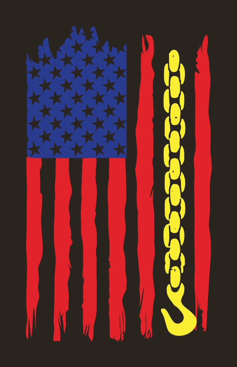 Tow Truck Flag pickup vehicle monster automobile banner Variation contrast preview thumbnail