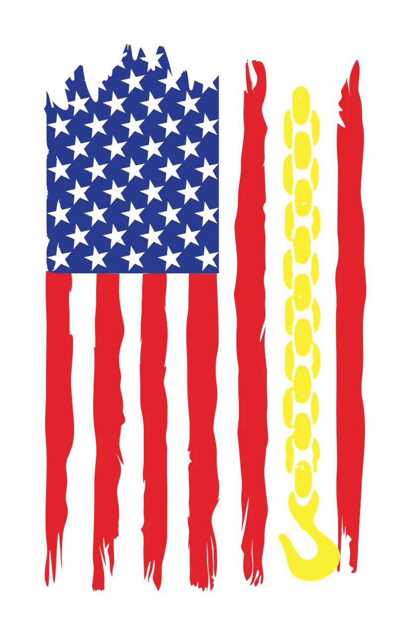 Tow Truck Flag pickup vehicle monster automobile banner Variation