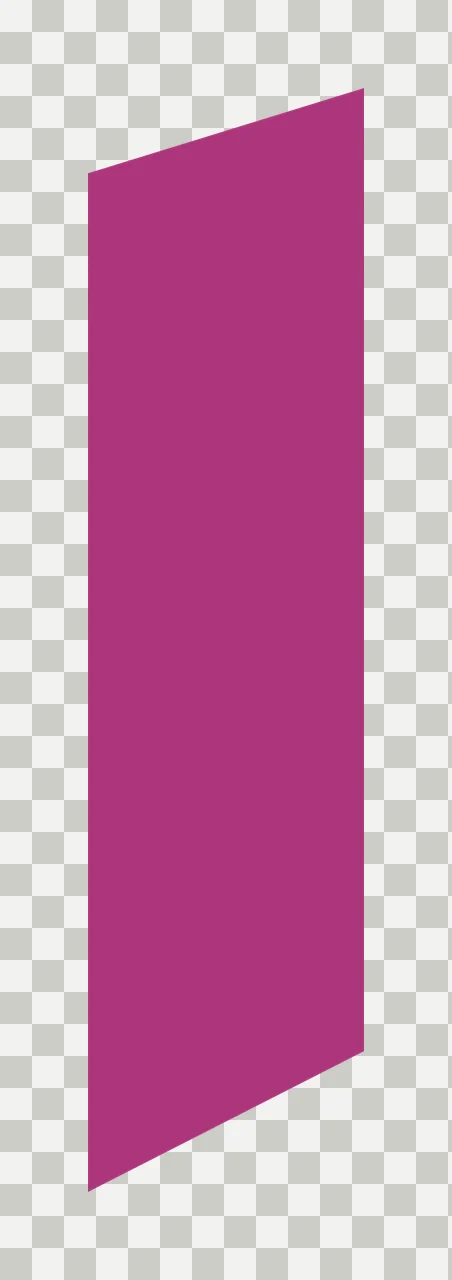 Black Slanted Vertical Quadrilateral Form minimalist shape transparency and detail preview thumbnail