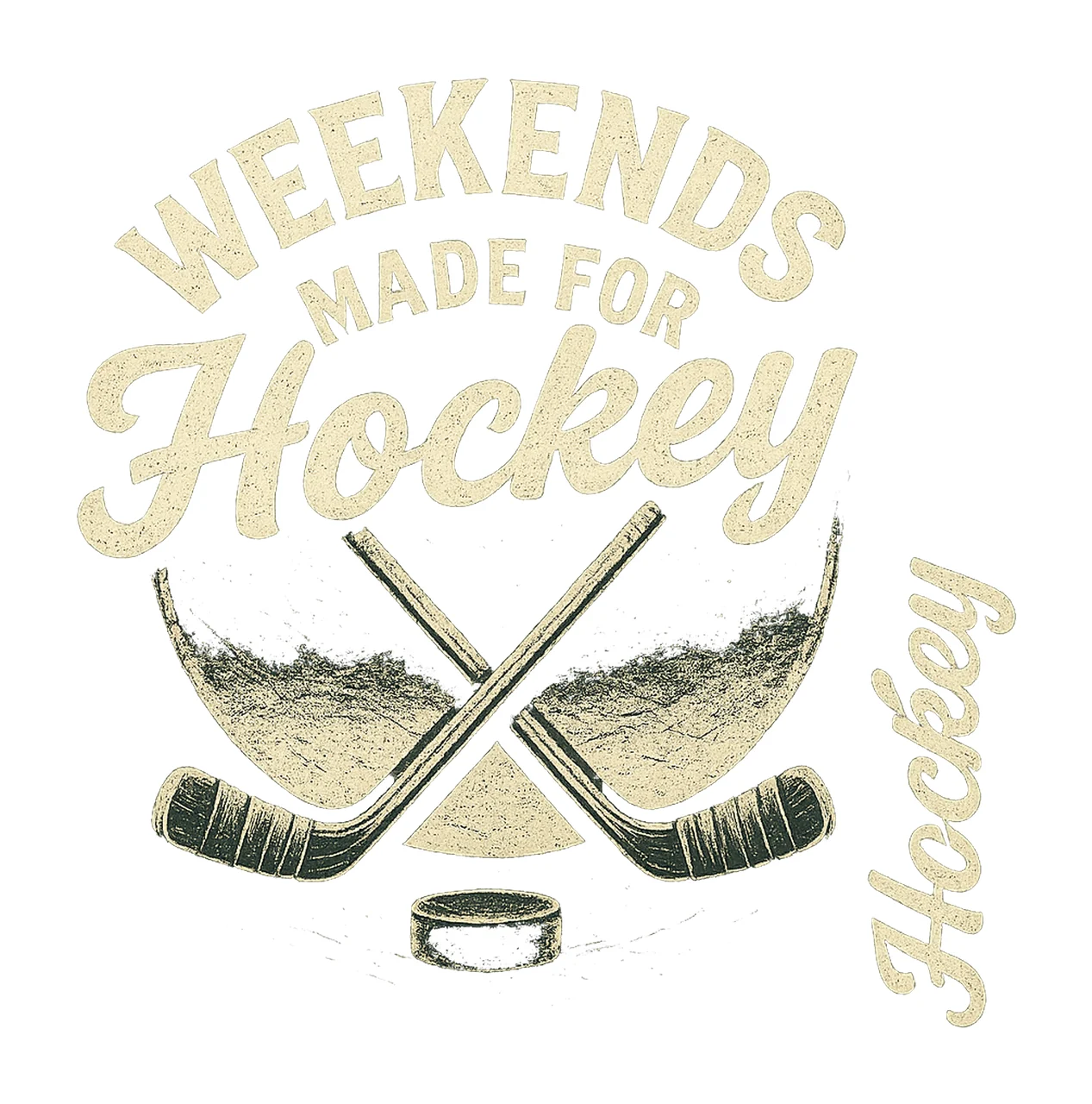 Weekends Are For Hockey Rinkside Social Club Design Hockey
