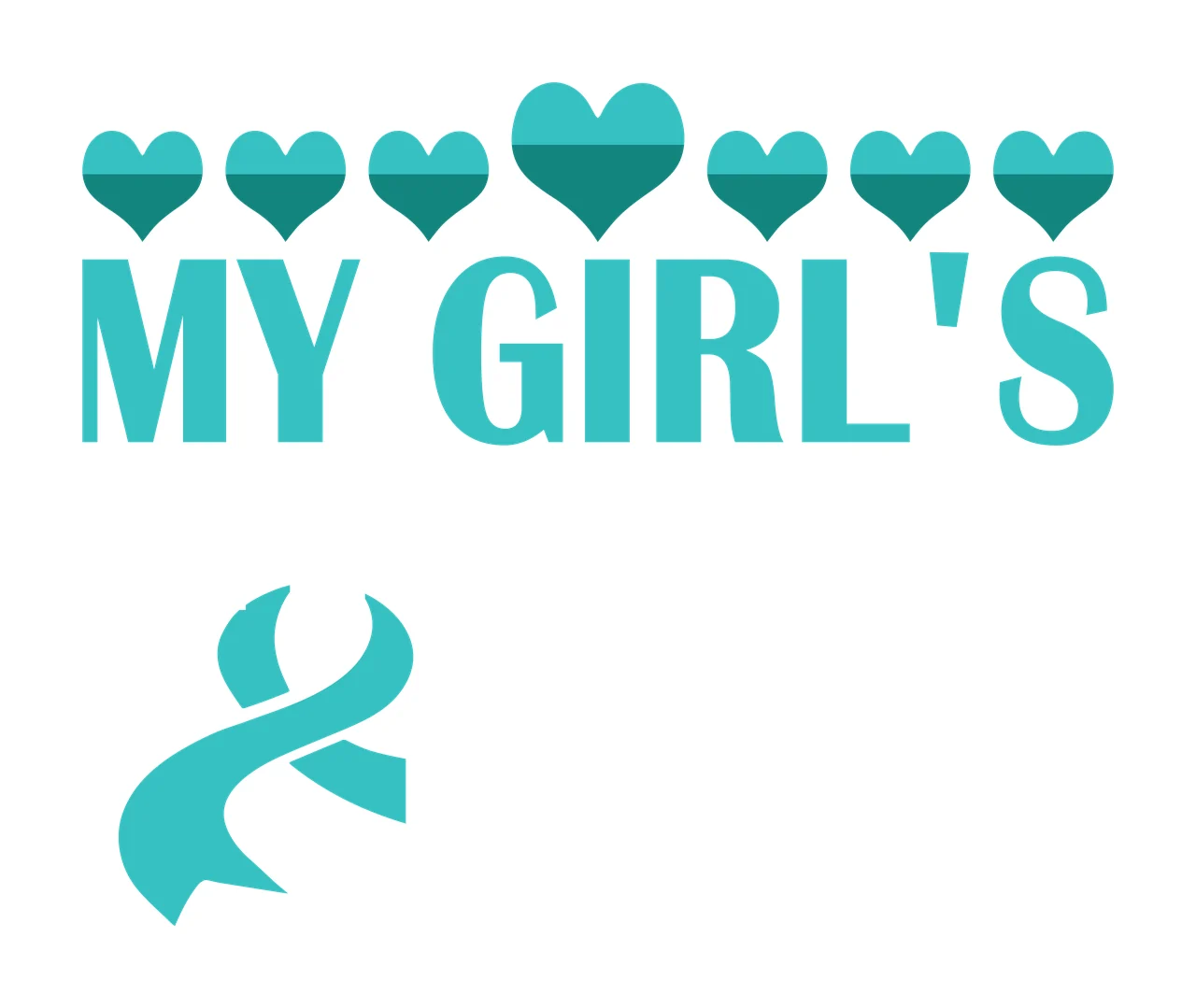 Ovarian Cancer awareness ribbon survivor hope support Variation