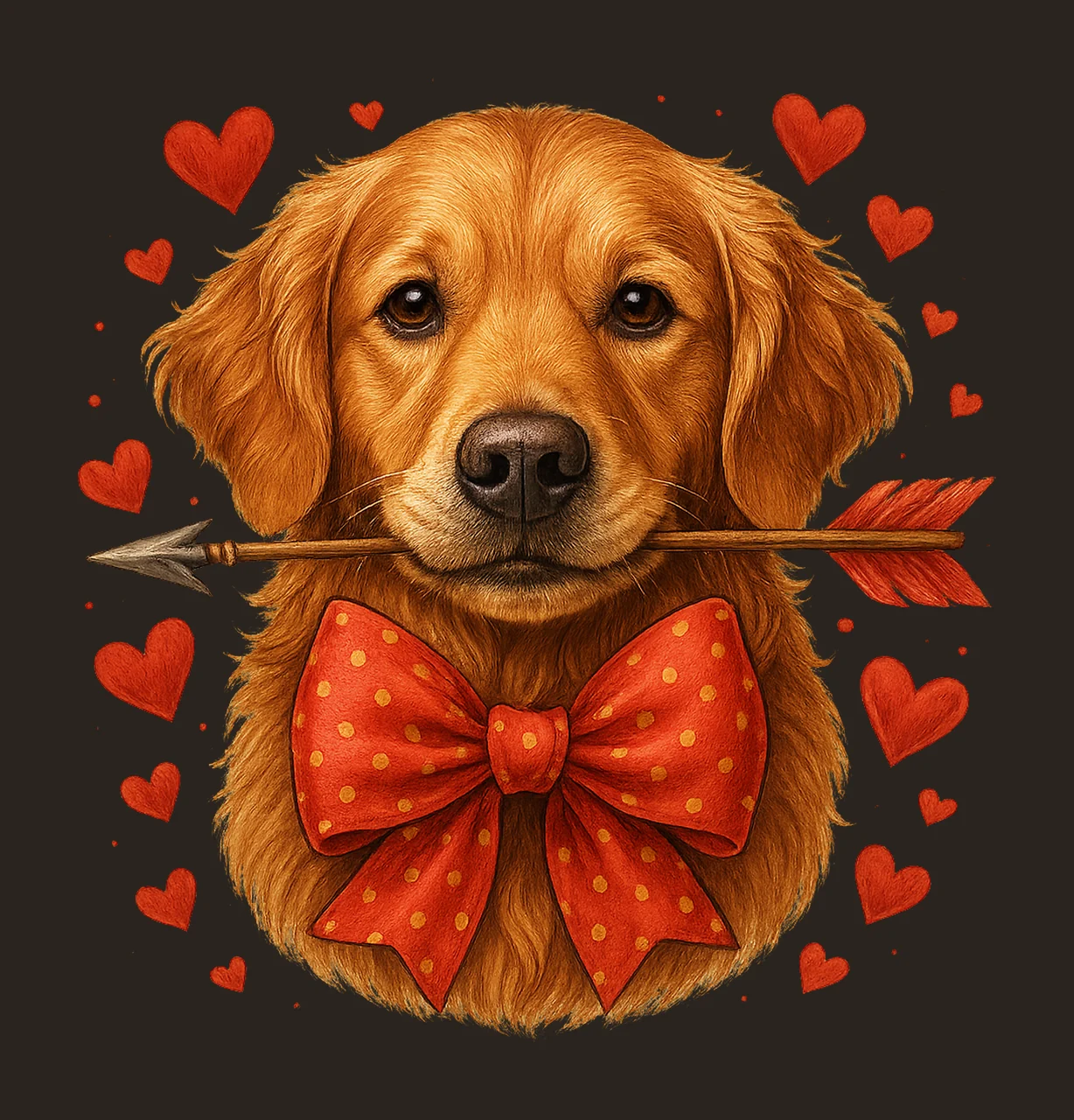 Highland Cow Valentine Coquette Retro Valentine Heart Love contrast preview thumbnail