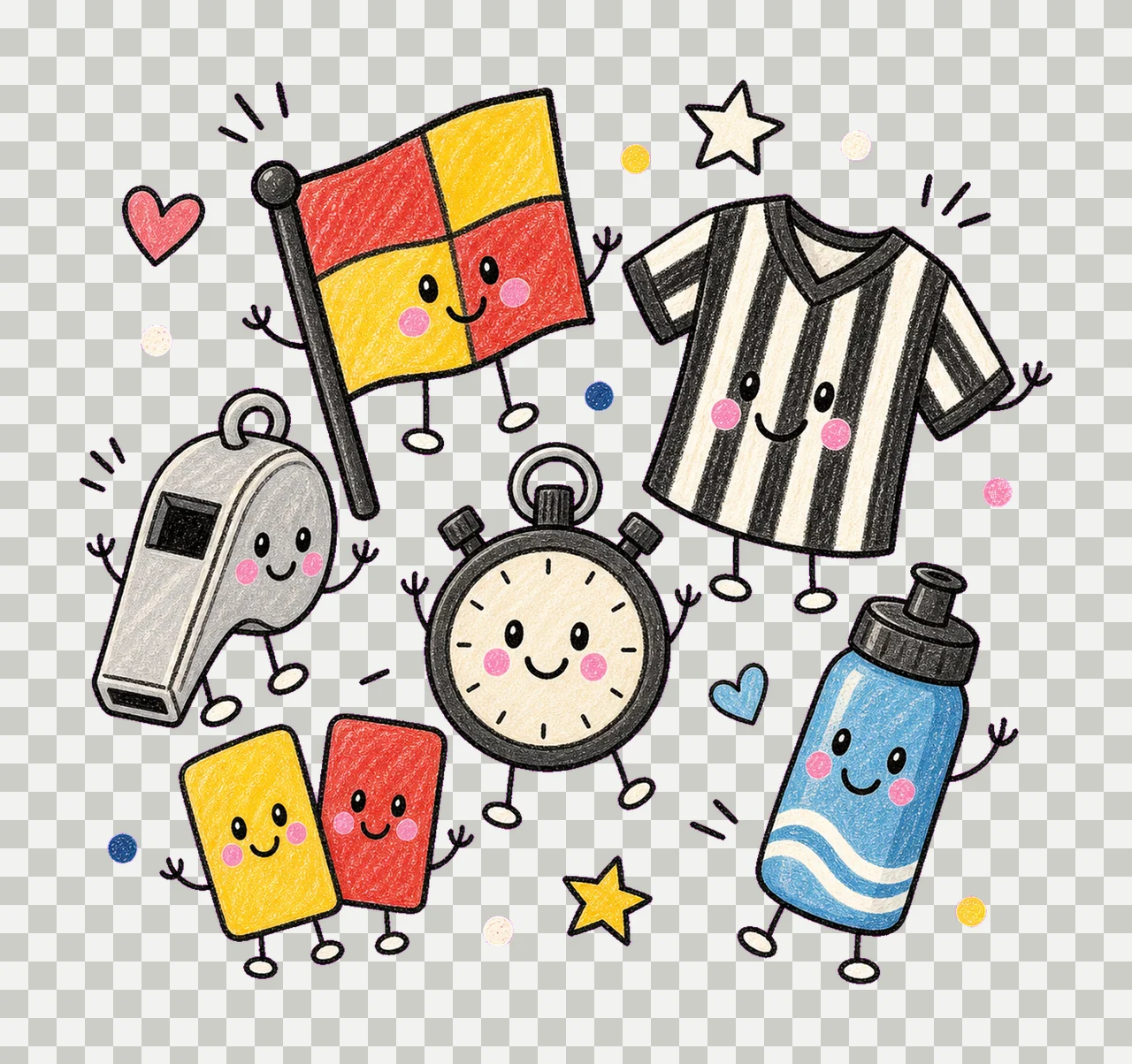 referee whistle 04 cozy crayon sublimation instant shirt transparency and detail preview thumbnail
