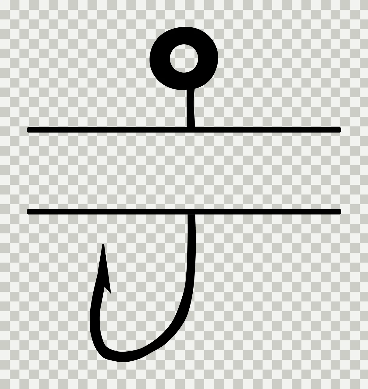 Fishing Hunting Monogram Character 13 fisherman angler bass transparency and detail preview thumbnail