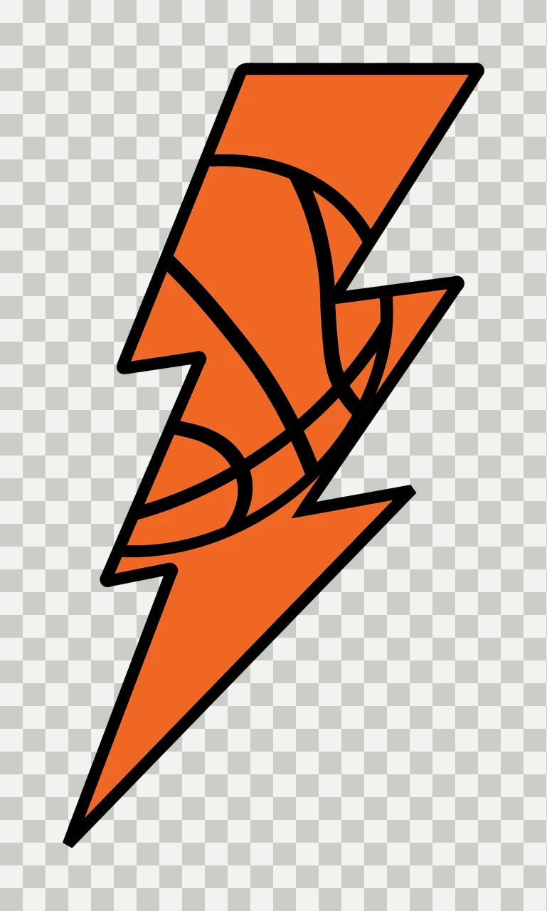 Bolt Simple Black Lightning Silhouette Icon On White background transparency and detail preview thumbnail