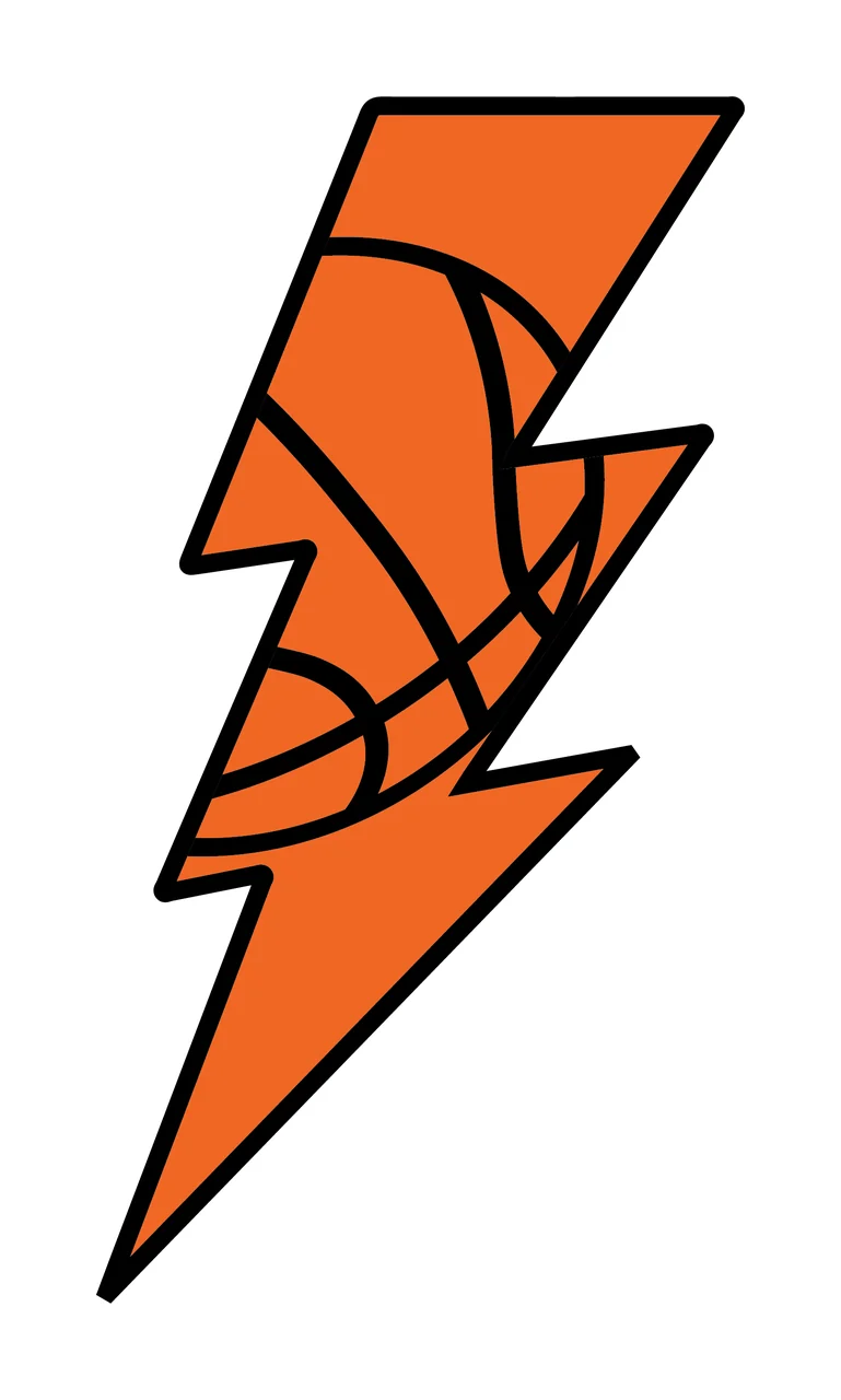 Bolt Simple Black Lightning Silhouette Icon On White background